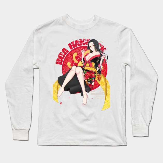 Boa Hancock One Piece Long Sleeve T-Shirt by KDungUniversal